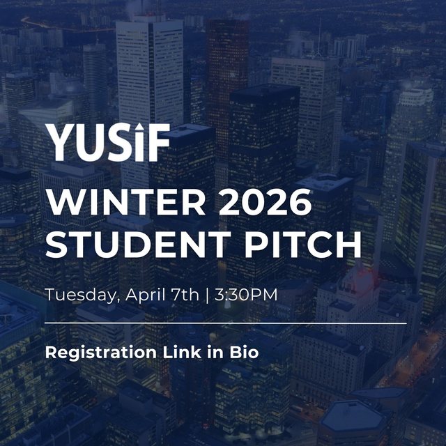 YUSIF Winter 2026 Student Pitch