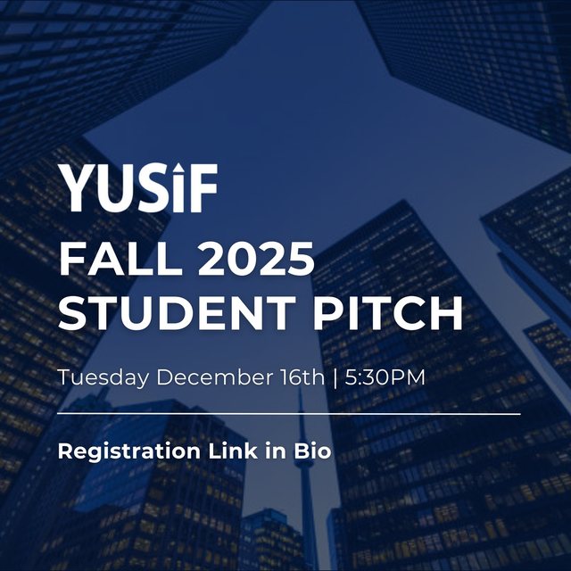 YUSIF Fall 2025 Student Pitch