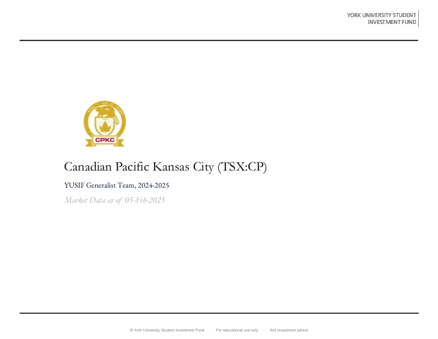 Canadian Pacific Kansas City pitch cover