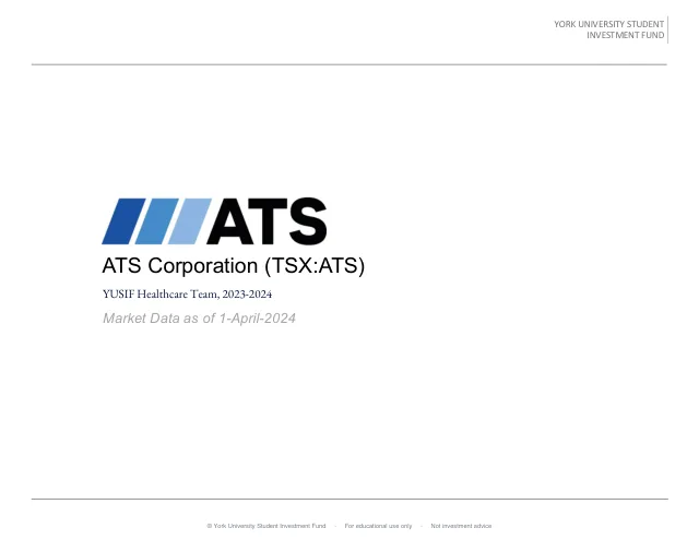 ATS Corporation pitch cover